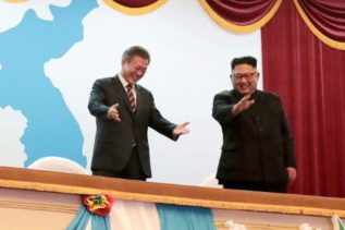 رئيسى كوريا الجنوبية وكوريا الشمالية